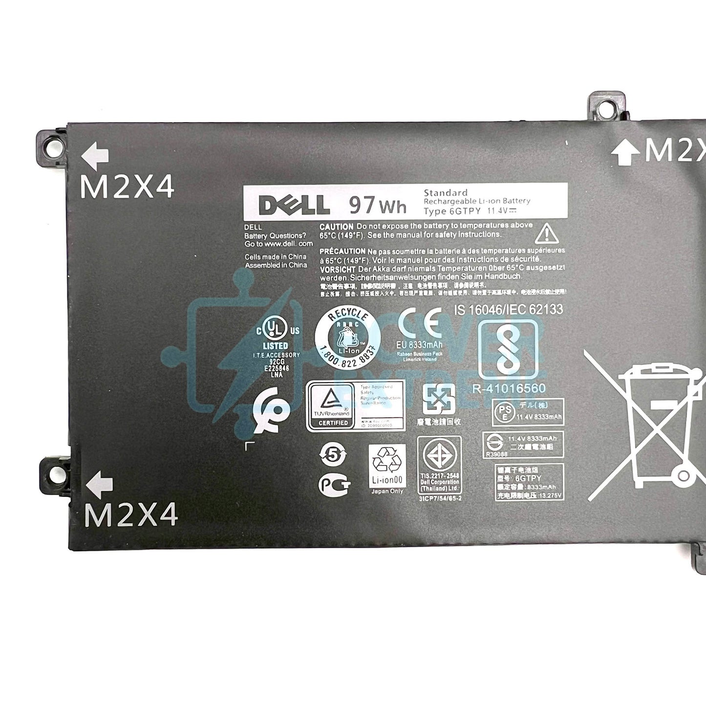 Dell genuine battery PPRECISION 15 5510 5520 5530 5540 97Wh 11.4V GPM03 6GTPY