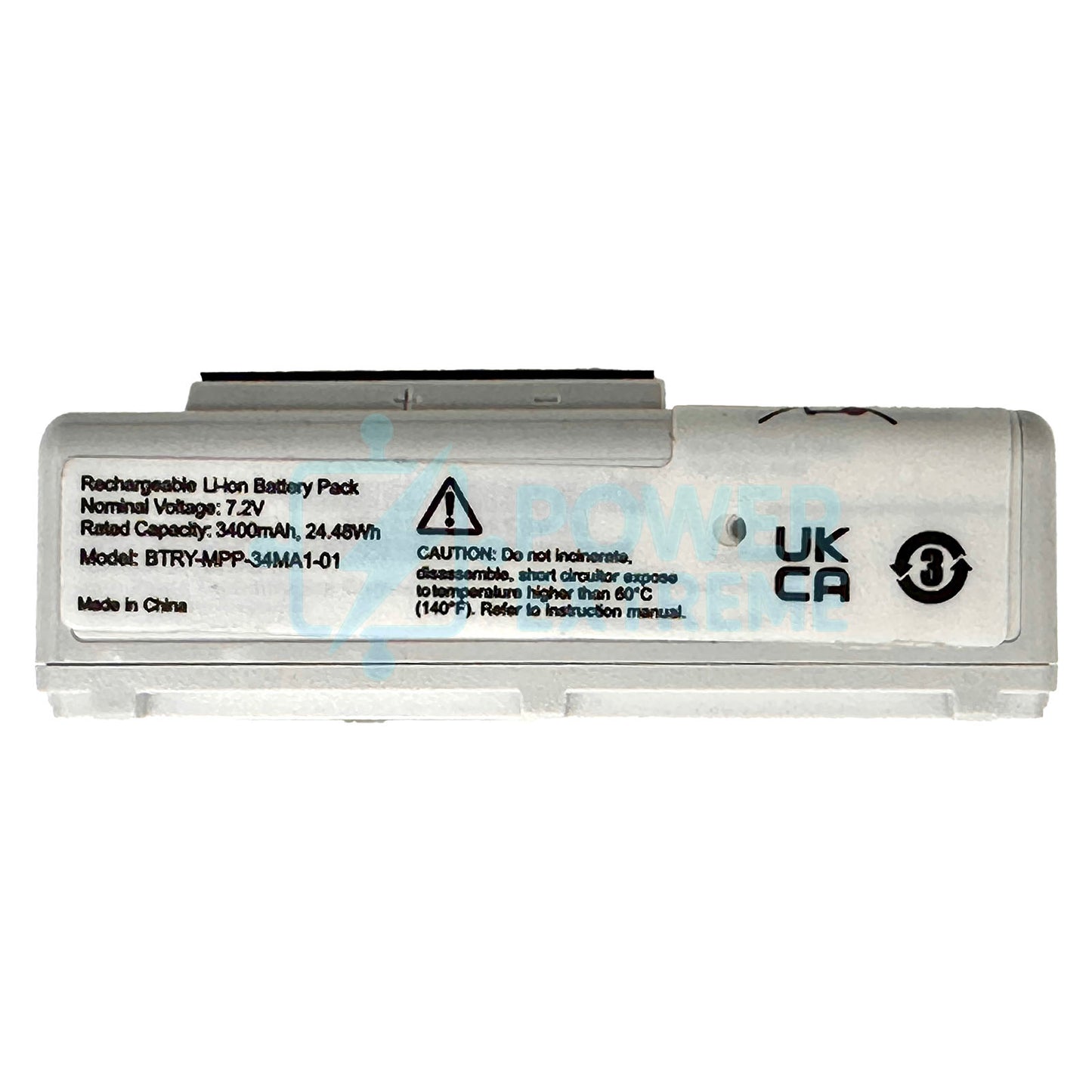 Replacement Battery for Zebra ZQ620 ZQ620HC P1023901-LF BTRY-MPP-34MA1-01
