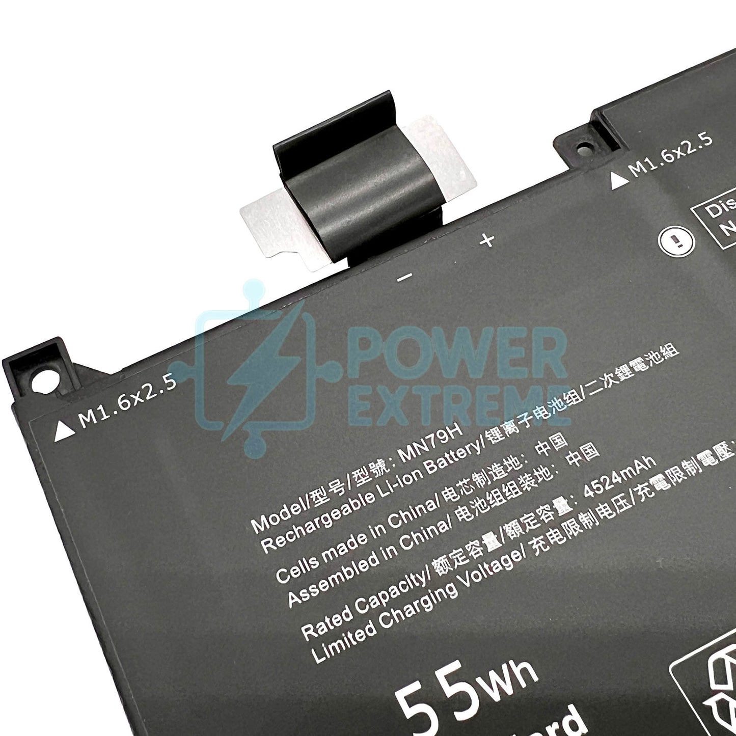 Replacement Laptop Battery for Dell XPS 13 9340 9345 11.55V 55WH 0J7H5M 0NXRKW 451-BCXR MN79H
