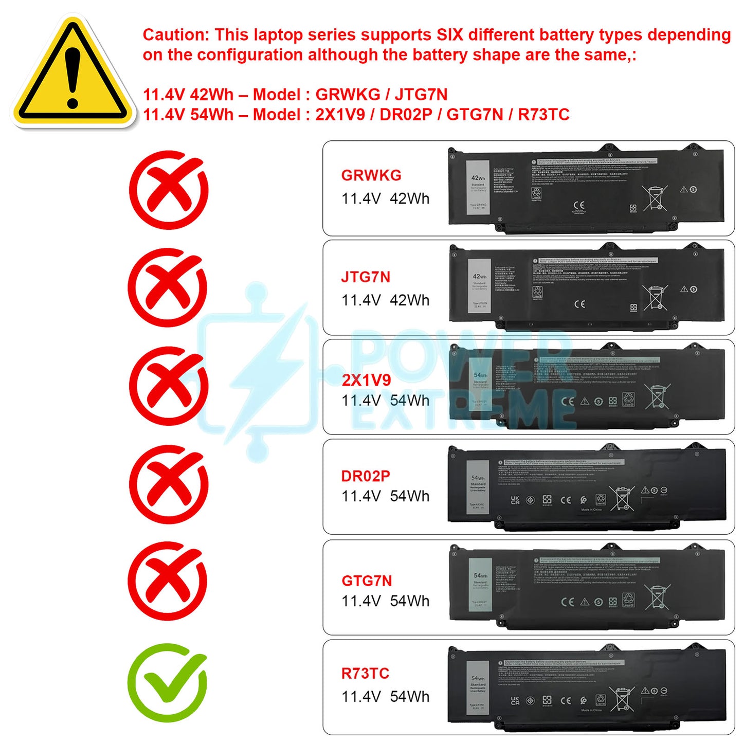 Dell genuine battery for Latitude 7455 54Wh JTG7N KDM9P NKXK7 PX6ND R73TC RXF9T