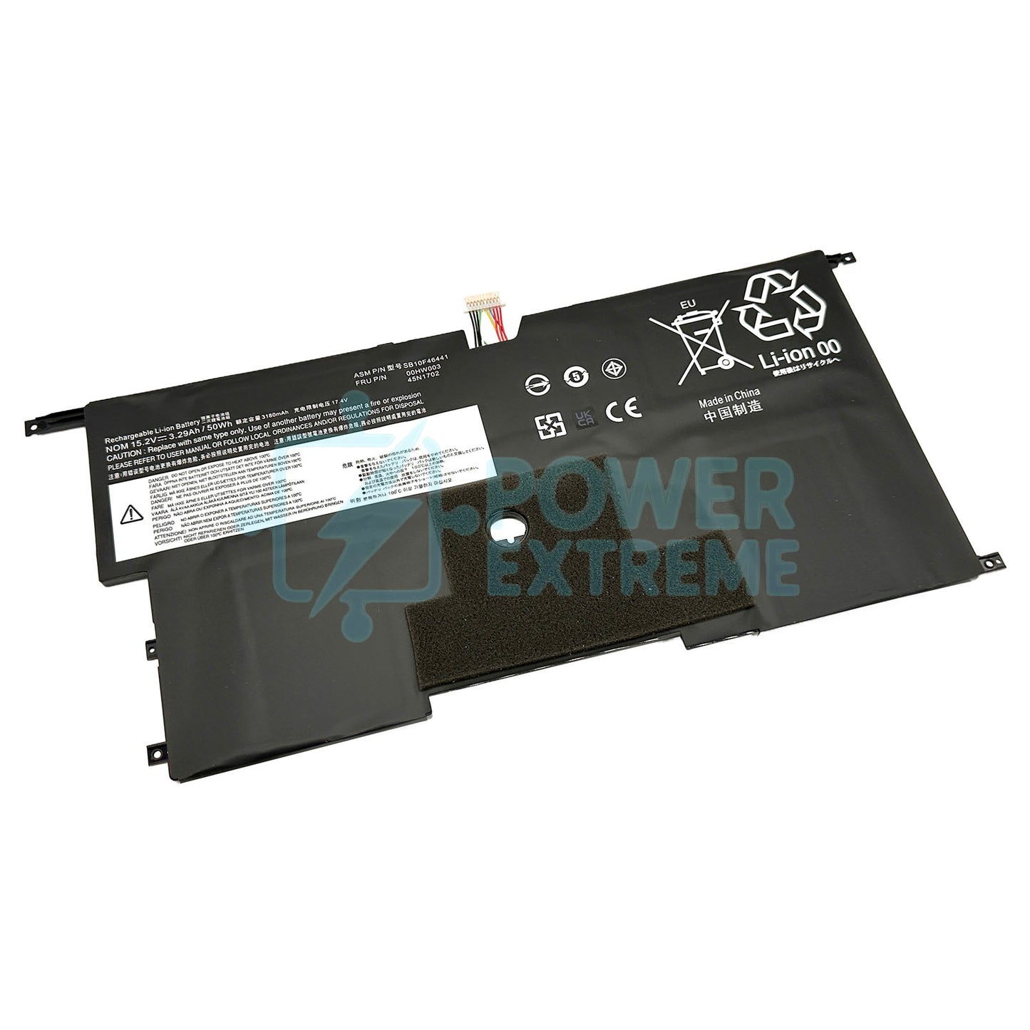 Replacement Laptop Battery for Lenovo ThinkPad X1 Carbon 2nd 3rd Gen 00HW002 45N1702 00HW003