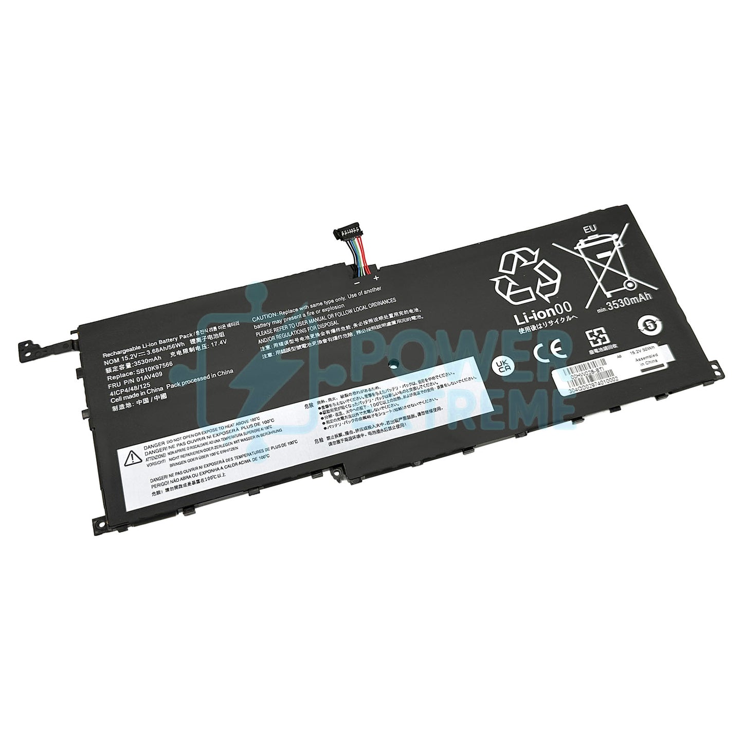 Replacement Laptop Battery for Lenovo ThinkPad X1 Yoga G1 20FQ 20FR 01AV439 SB10K97567 00HW028