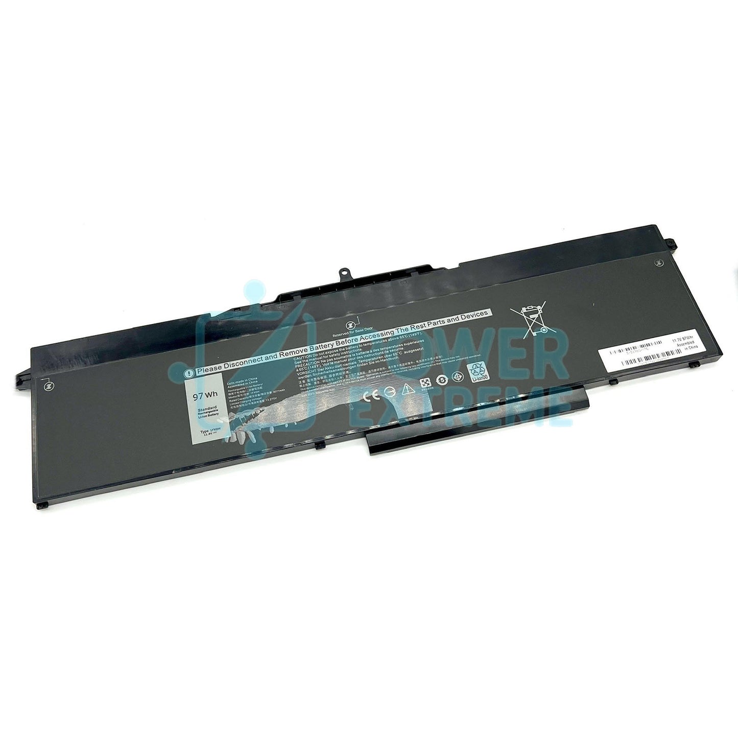 Replacement Laptop Battery for Dell Precision 3541 Mobile Workstation 97Wh 01WJT0 D191G 1FXDH