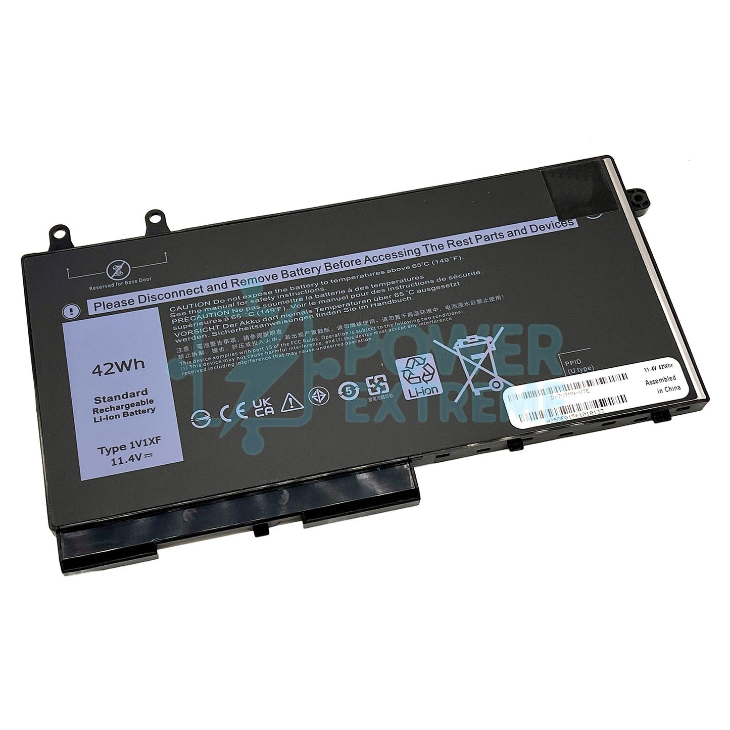 Laptop Battery for Dell Latitude 5400 5401 5410 5411 5500 5501 42Wh 11.4V 1V1XF