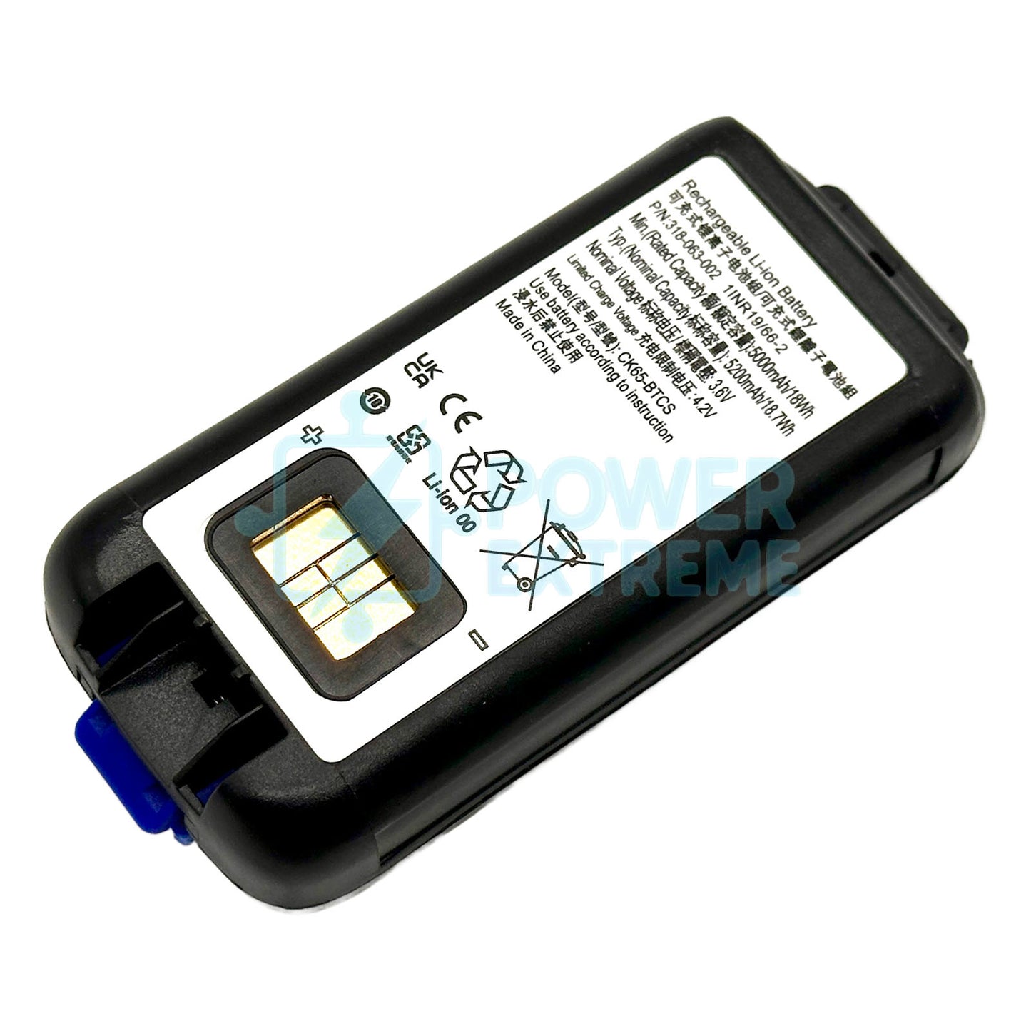 Replacement Scanner Battery for Honeywell CK3 CK3B CK3X CK3XR CK65-BTCS 318-063-002