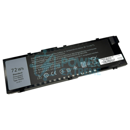 Replacement Laptop Battery for Dell Precision 15" 7510 7520 17" 7710 72Wh 451-BBSE T05W1