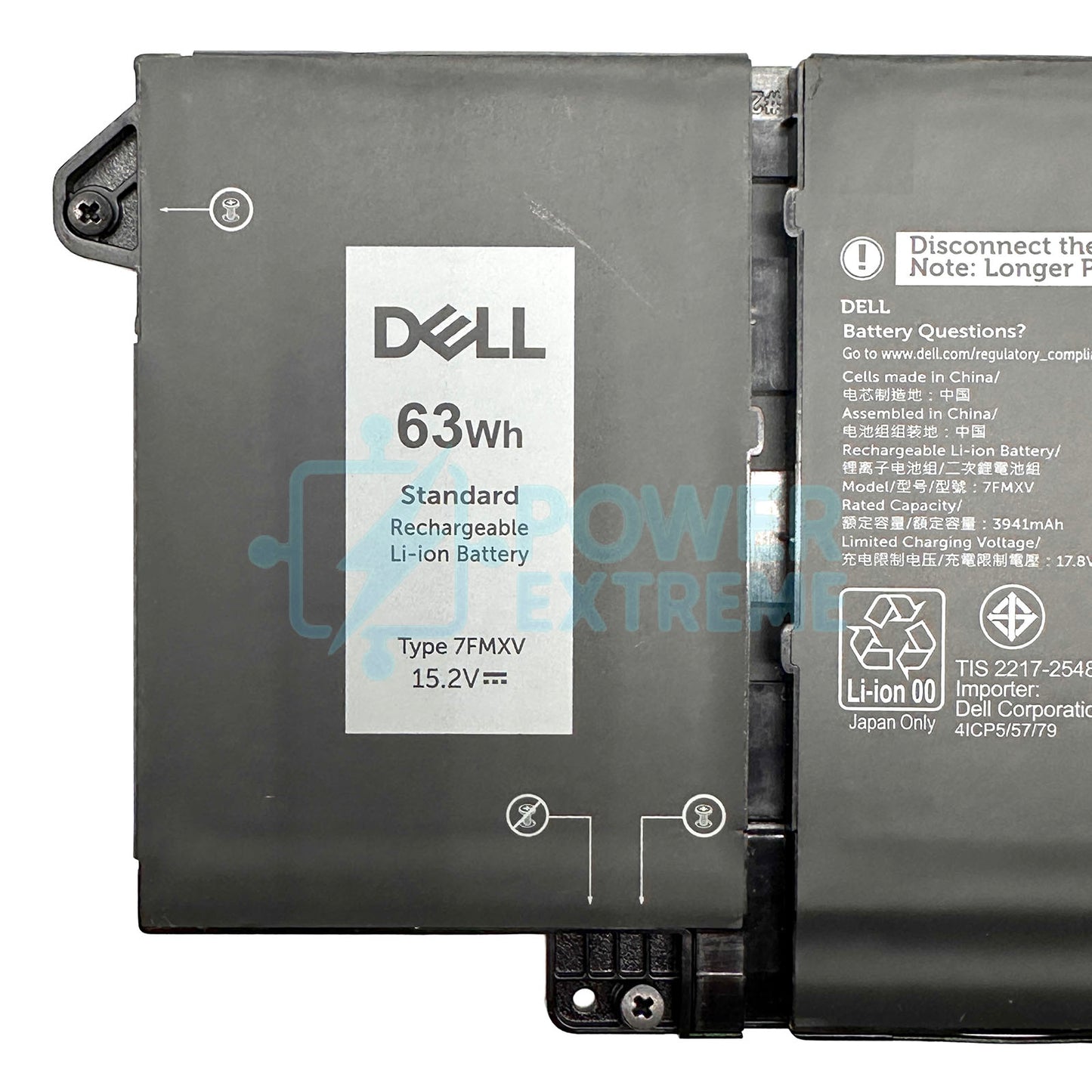 Dell genuine battery for Latitude 63Wh 09JM71 0HDGJ8 0TN2GY 1PP63 4M1JN 7FMXV