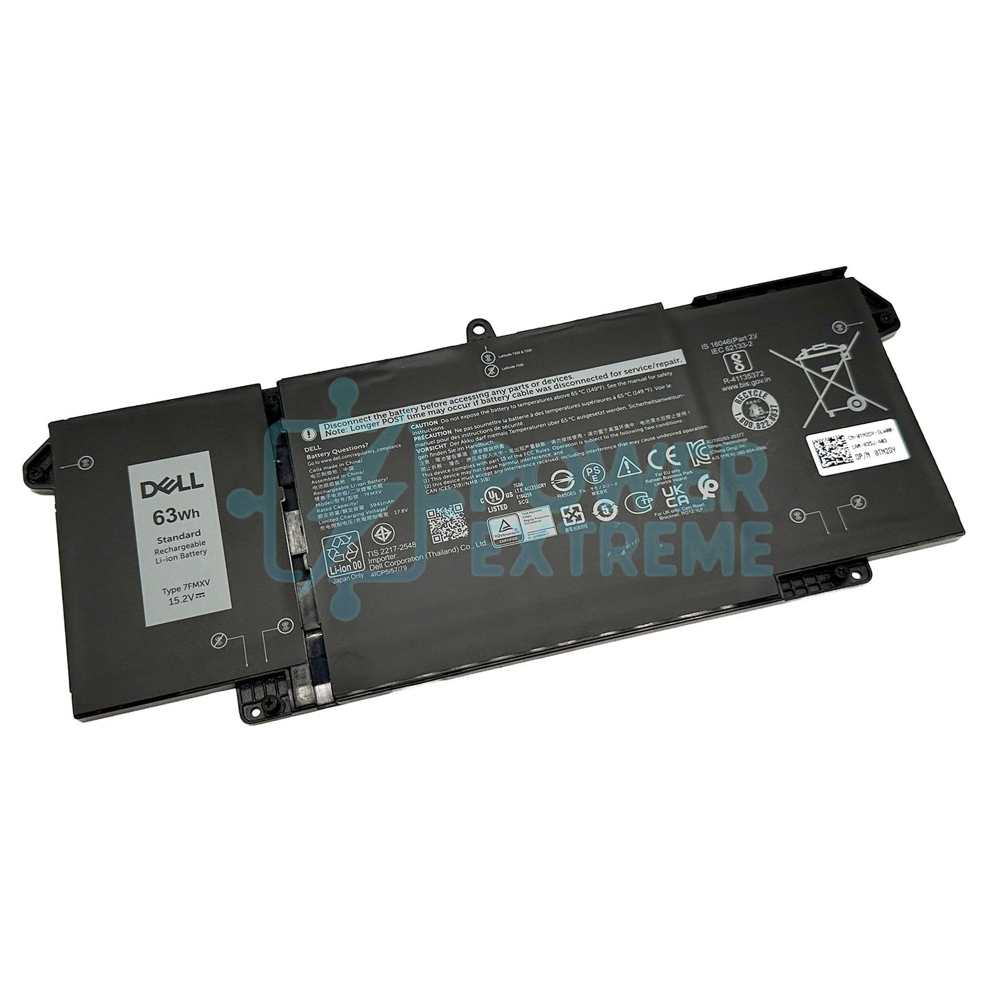 Dell genuine battery for Latitude 63Wh 09JM71 0HDGJ8 0TN2GY 1PP63 4M1JN 7FMXV