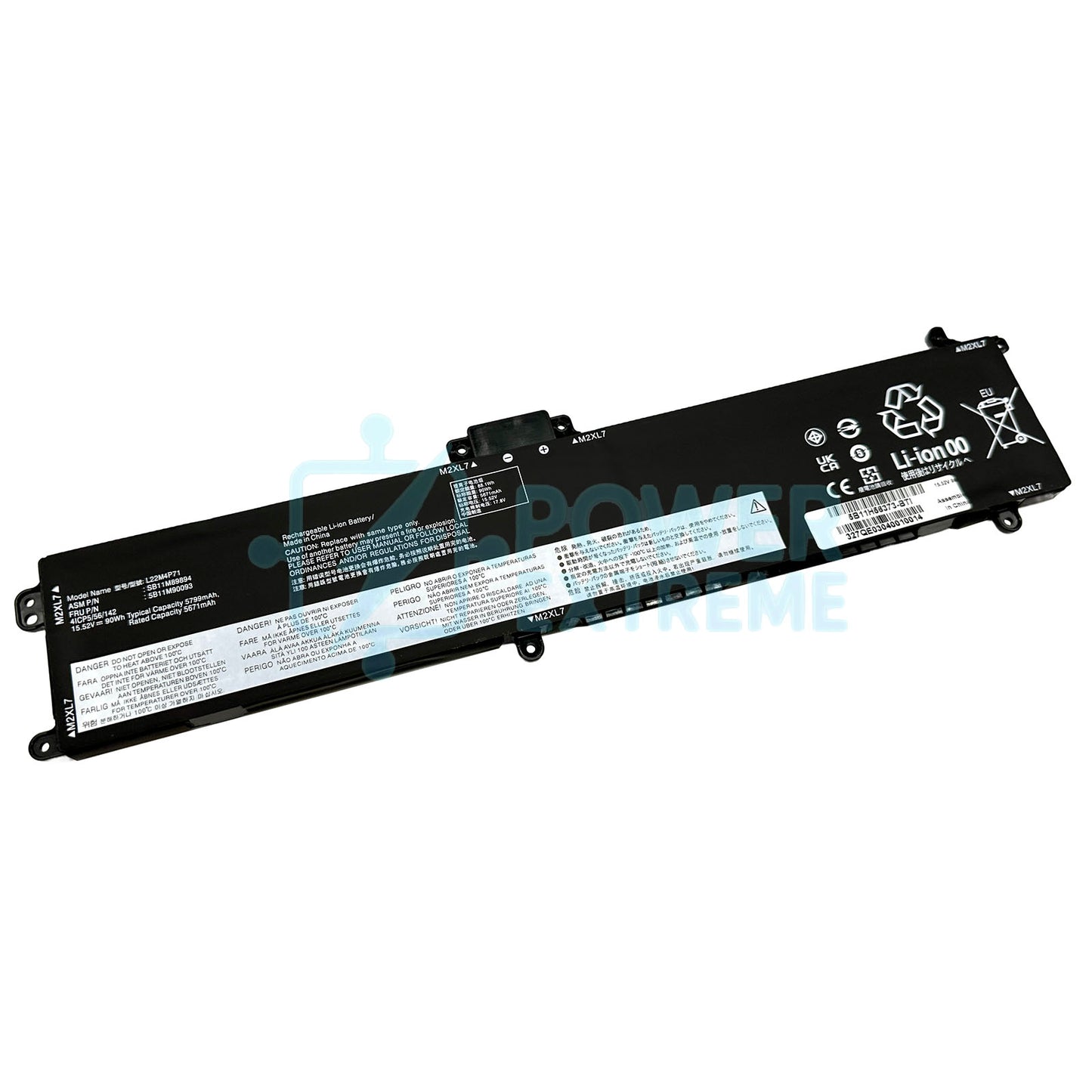 Replacement Laptop Battery for Lenovo ThinkPad P16v Gen 2 type 21KX 90W SB11H56275 5B11H56373