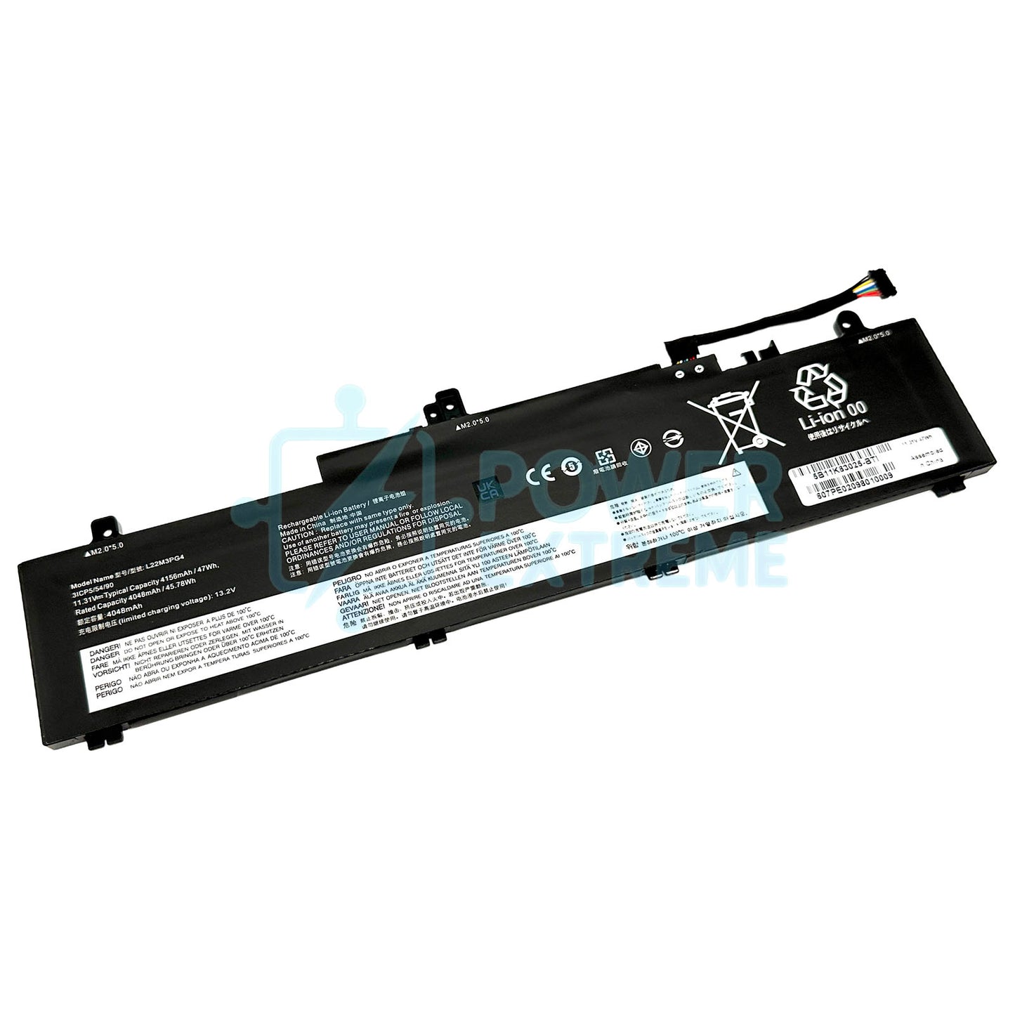 Replacement Laptop Battery for Lenovo ThinkPad E16 Gen1 type 21JT 5B11N46005 L22X3PG4 5B11K63025