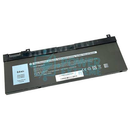 Replacement Laptop Battery for Dell Precision 7530 7540 2ICP7/64/54-2 451-BCGO 5TF10