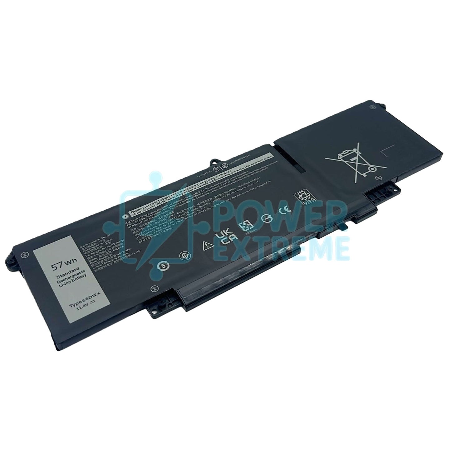 Replacement Laptop Battery for Dell Latitude 7340 7440 7640 FH97R WW8N8 66DWX