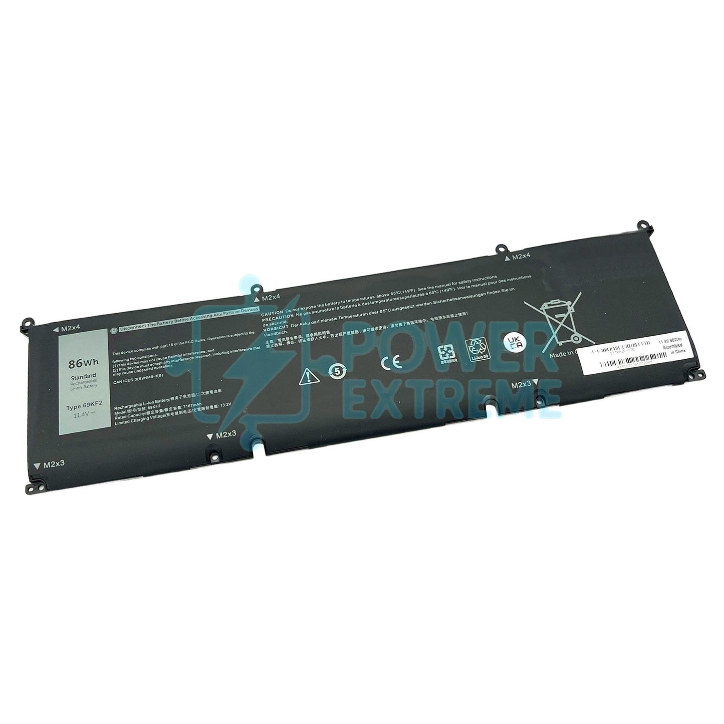 Replacement Laptop battery for Dell G-series G5 16 7620 7635 86Wh 69KF2 CN-0M59JH 69KF2