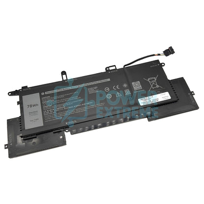 Replacement Laptop Battery for Dell Latitude 9410 2-in-1 78Wh 8RTVG C76H7 CN-02K0C5 7146W