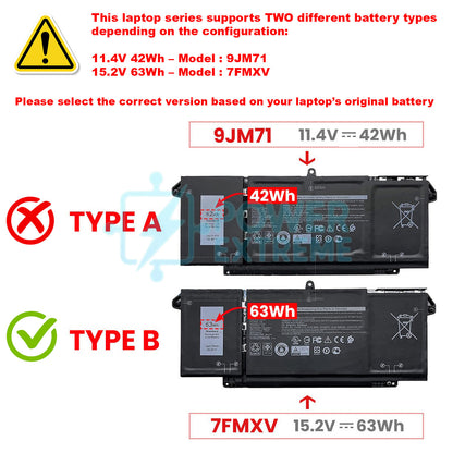 Dell genuine battery for Latitude 63Wh 09JM71 0HDGJ8 0TN2GY 1PP63 4M1JN 7FMXV