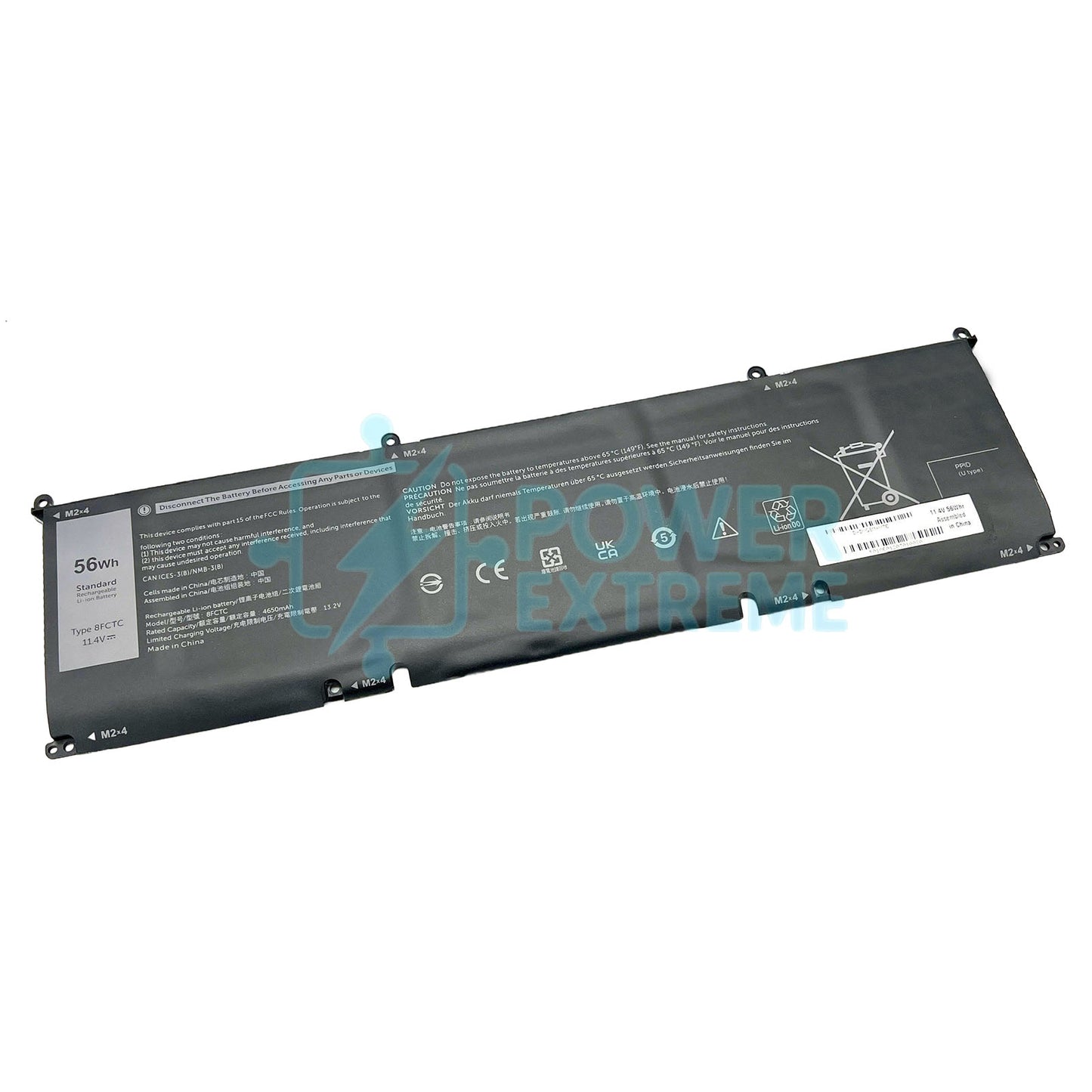 Replacement Laptop Battery for Dell XPS 15 9500 9510 9520 PRECISION 5550 5560 5570 8FCTC