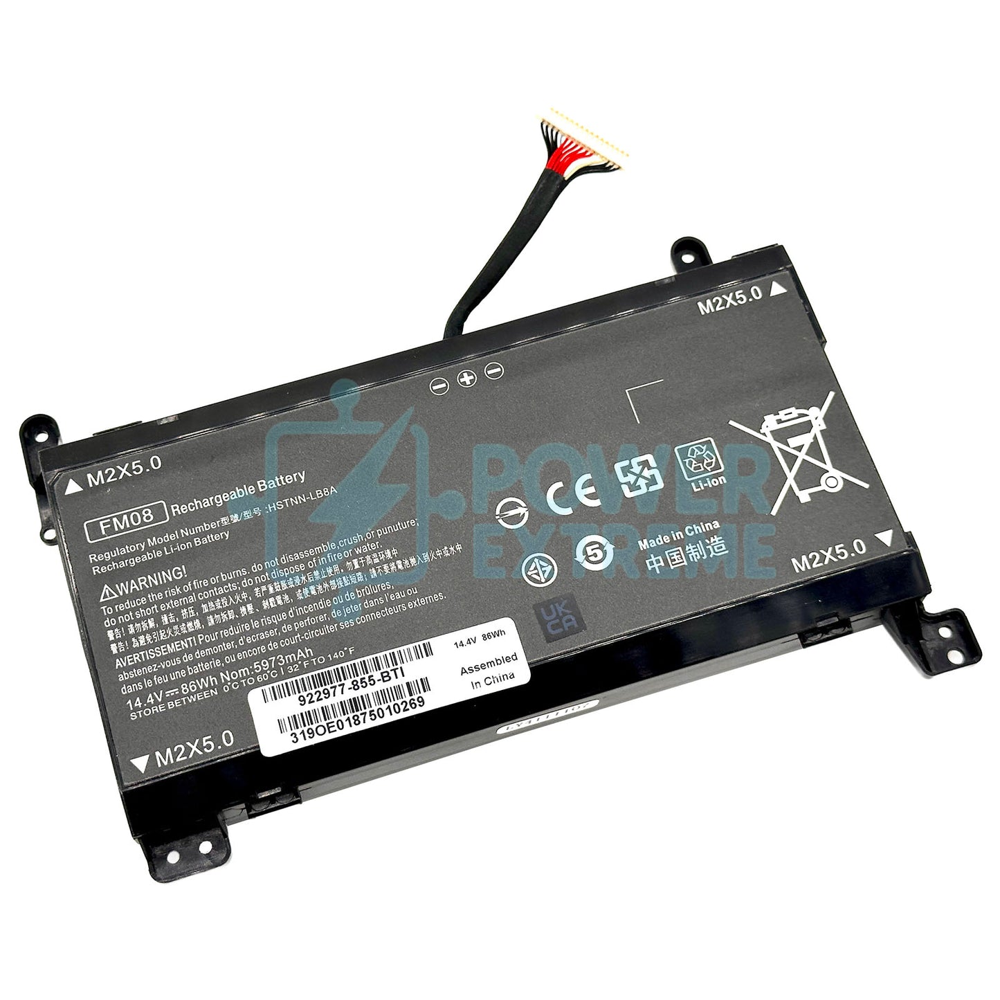 Replacement Laptop Battery for HP OMEN 17-AN 16-pin FM08 922976-855 HSTNN-LB7B TPN-Q195