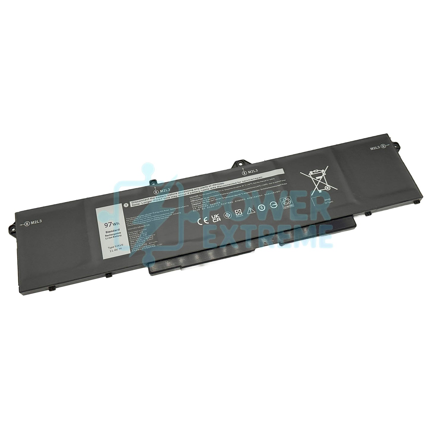 Replacement battery for Dell Alienware m17 R5 AMD 11.4V 97Wh 005RGW 00P3TJ 053XP7 9JRV0