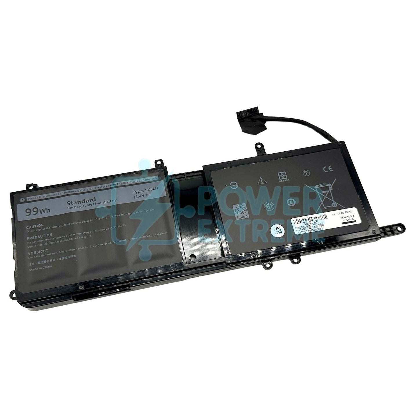 Replacement Laptop Battery for Alienware 15 R3 15 R4 99Wh 546FF 7FTT8 HF250 MG2YH 9NJM1
