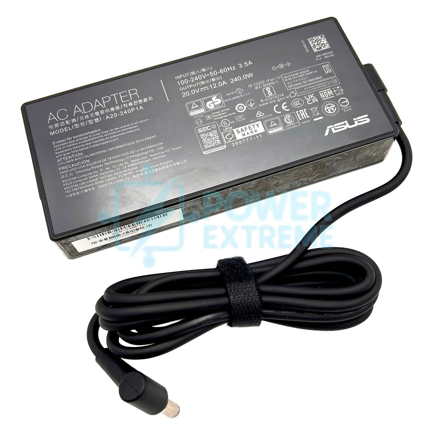 Asus Original ROG Zephyrus A20-240P1A 20V 12A 240W AC Adapter with UK cable