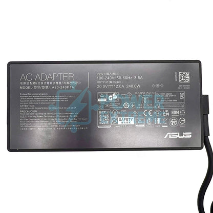 Asus Original ROG Zephyrus A20-240P1A 20V 12A 240W AC Adapter with UK cable