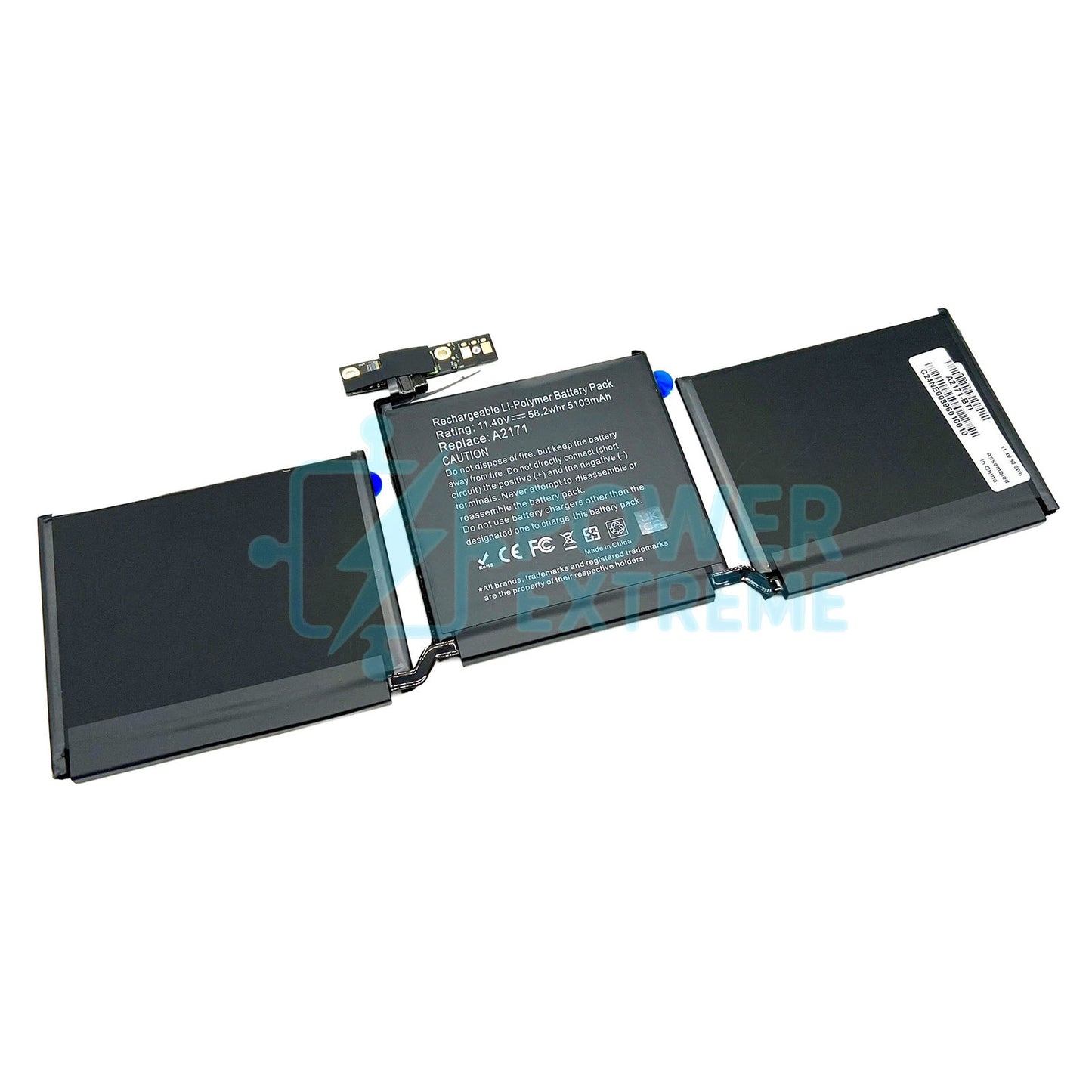 Replacement Battery for Apple MacBook Pro 13'' A2171 2019 EMC 3301 A2159 616-00548 A2171