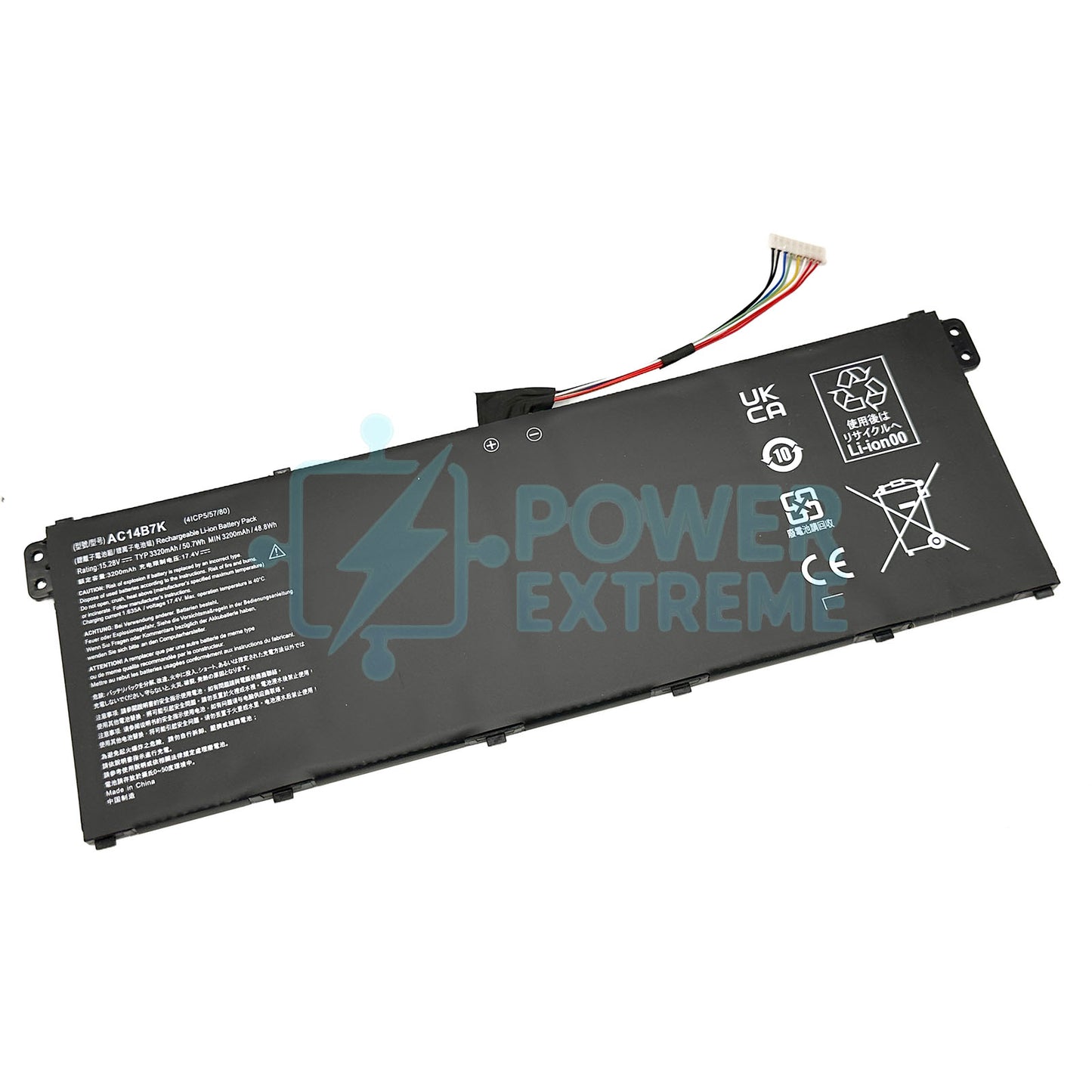 Replacement Laptop Battery for Acer SPIN 5 SWIFT 3 SF314 15.2V 4ICP5/57/80 AC14B18J AC14B7K