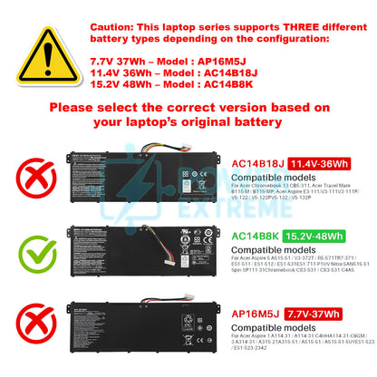 Replacement Laptop Battery for Gateway NE511 NE512 NE513 KT.0040G.004 KT0030G.004 AC14B8K