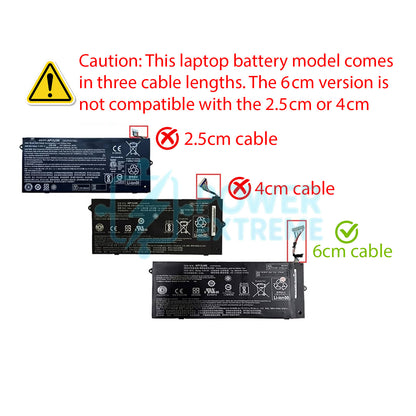 Replacement Laptop Battery for Acer Chromebook 11 C740 Series 6cm cable AP13J3K AP13J4K