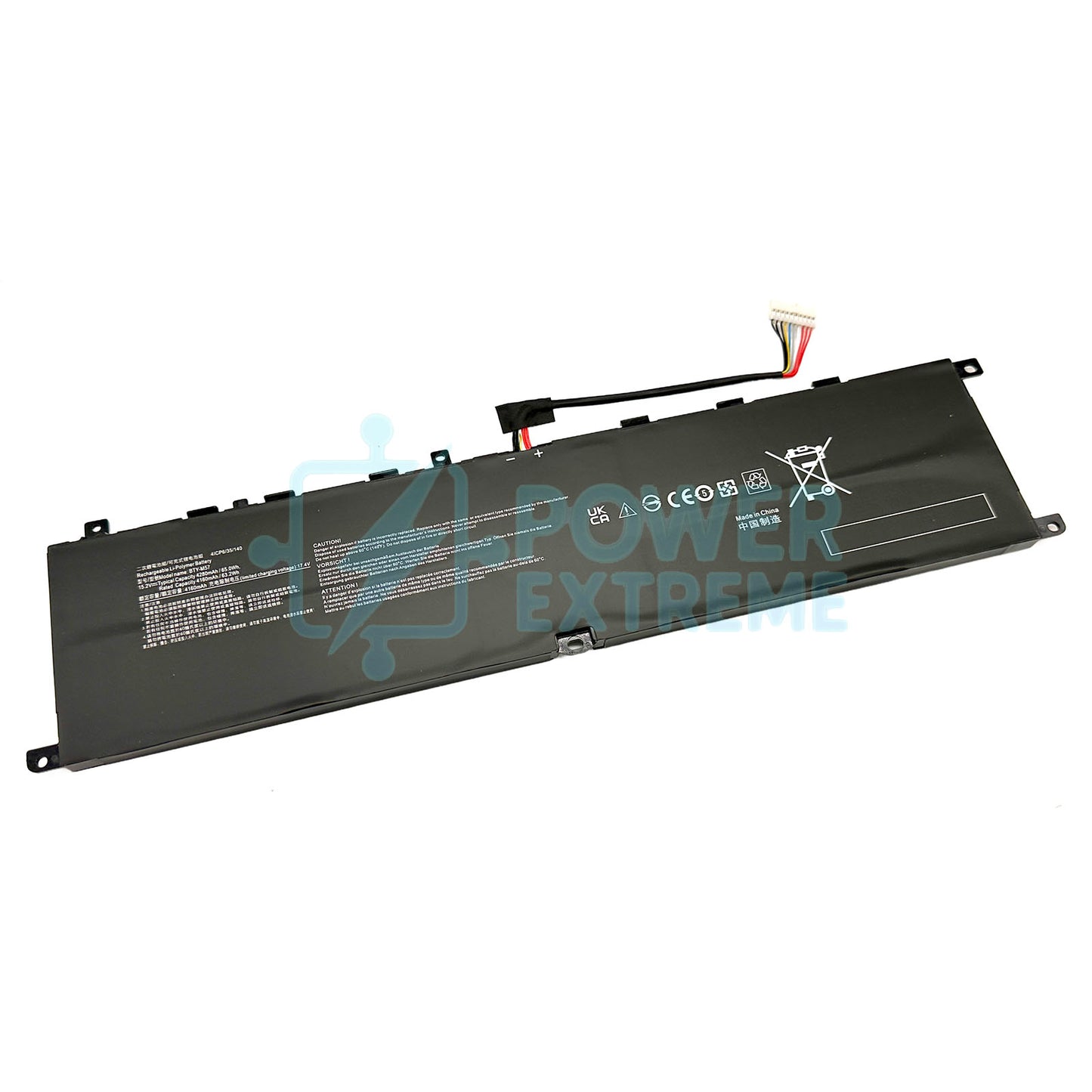 Replacement Laptop Battery for MSI GP76 Leopard 10UE 10UG 10UH Leopard 11UE 11UG 11U BTY-M57