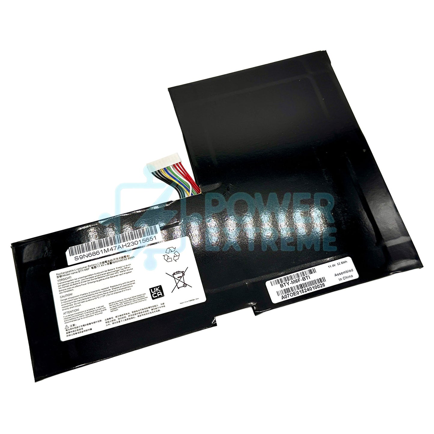Replacement Laptop Battery for MSI GS60 2PC 2PE 2PL 2QC 2QD 2QE 6QC 6QE 52.89Wh BTY-M6F