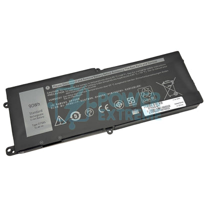 Replacement Laptop Battery for Dell Alienware Area-51m R1 R2 D1968W D1968B D1969PW 1766PB DT9XG