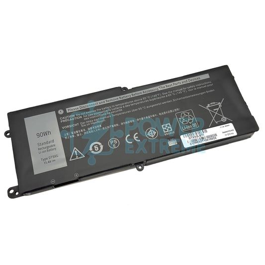 Replacement Laptop Battery for Dell Alienware Area-51m ALWA51M-D1766B D1766PB D1766PW 90W DT9XG