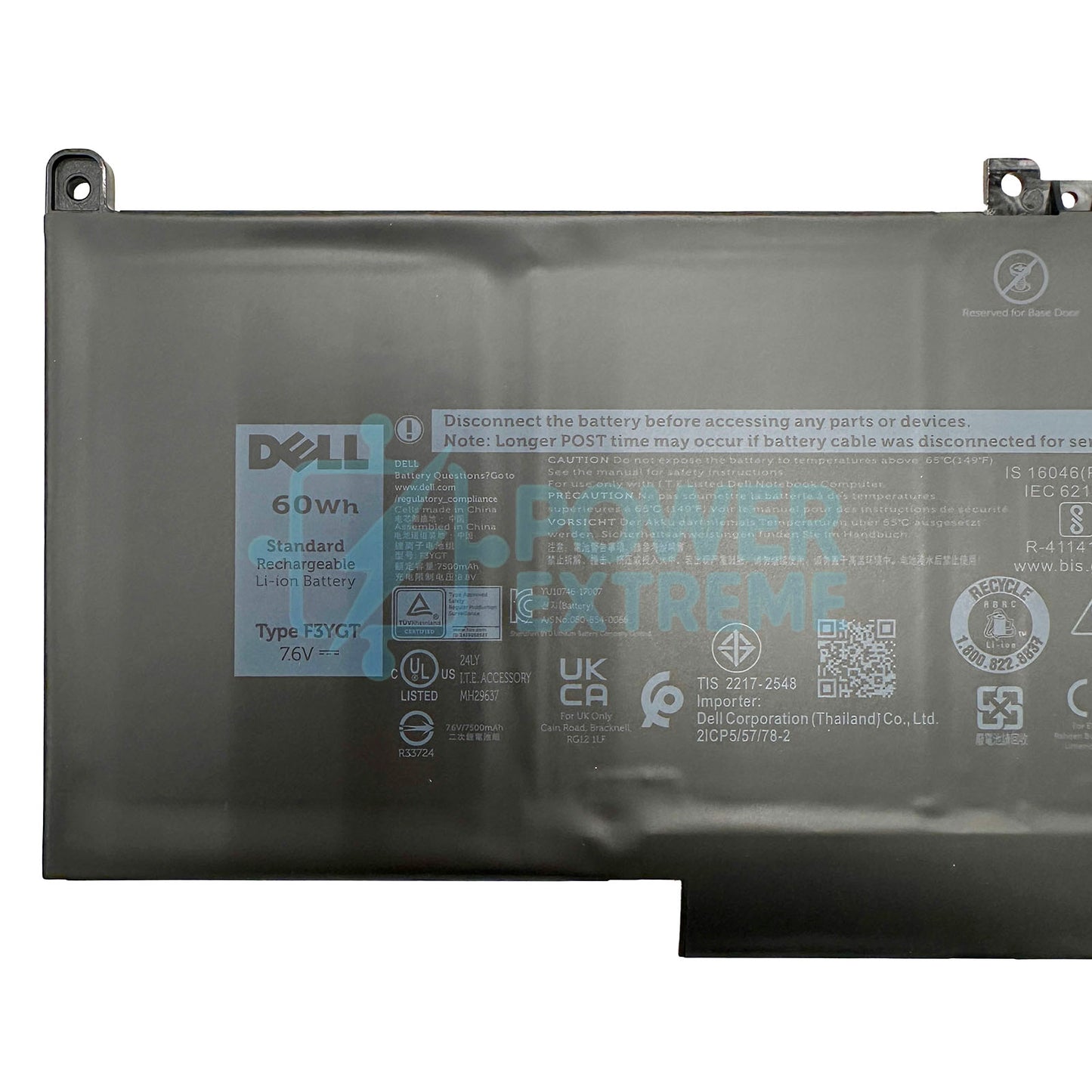 Genuine Laptop Battery for Dell Latitude 14 E7480 E7490 451-BBYE 451-BCCI DM3WC F3YGT