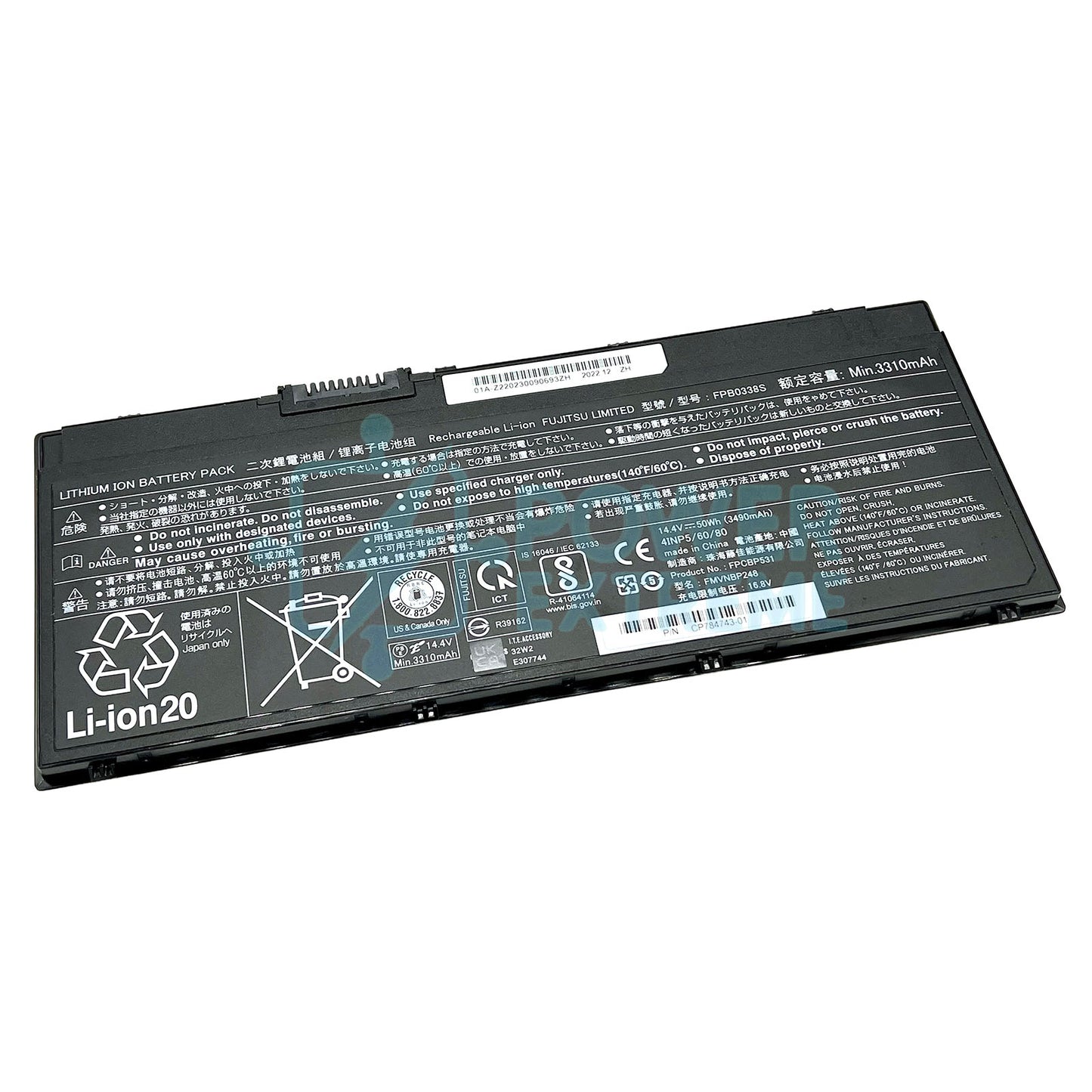 Replacement Laptop Battery for Fujitsu LifeBook U747 U748 U749 FPCBP529 FPCBP531 FPCB531AP