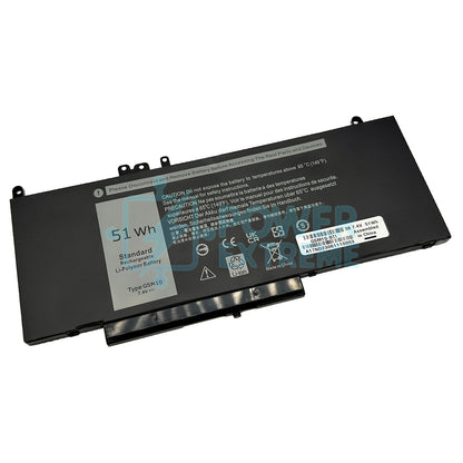 Replacement Laptop Battery for Dell Latitude E5250 E5450 E5550 51Wh 451-BBLN VMKXM WYJC2 YM3TC