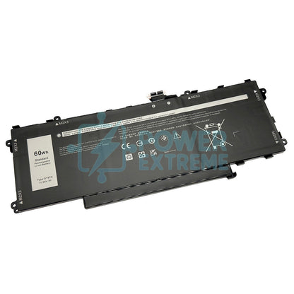 Replacement Laptop Battery for Dell Latitude 9440 2-in-1 59Wh 0MWK05 CN-0MWK05 K2CPY MWK05 GT6TK