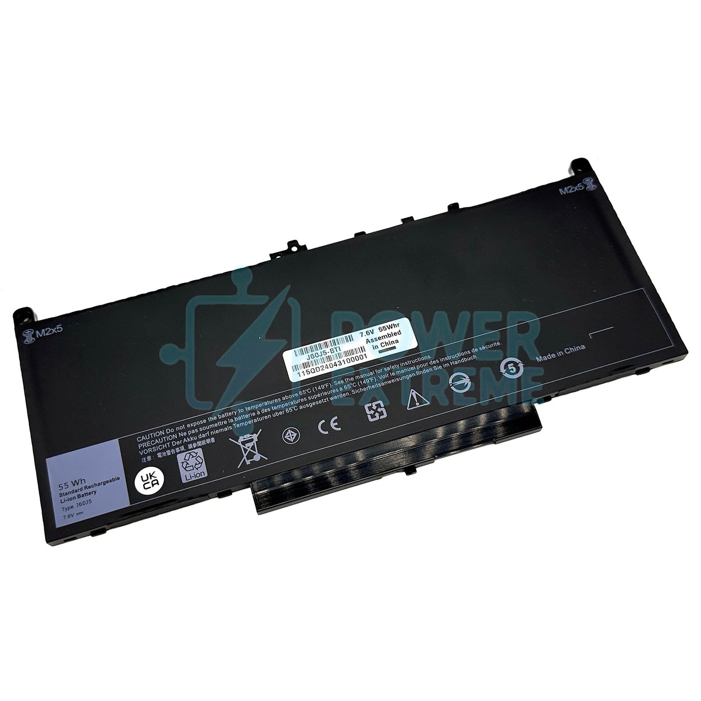 Replacement Laptop Battery for Dell LATITUDE E7270 E7470 55Wh 451-BBSY 451-BBUT WYWJ2 J60J5