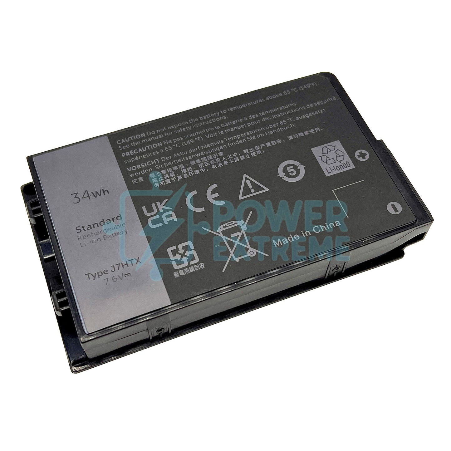 Battery for Dell Latitude 12 7202 Rugged Tablet 34W 0FH8RW  0ORPTJ J7HTX