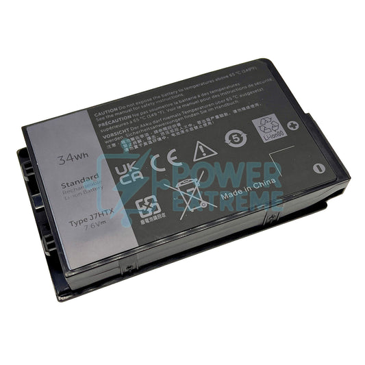 Battery for Dell Latitude 12 7202 Rugged Tablet 34W 0FH8RW  0ORPTJ J7HTX
