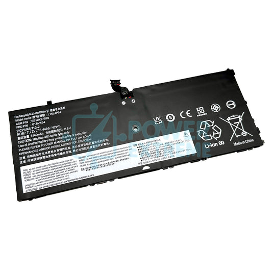 Replacement Laptop Battery for Lenovo ThinkPad X1 Tablet G3 20KJ 20KK L16M4P91 SB10K97599