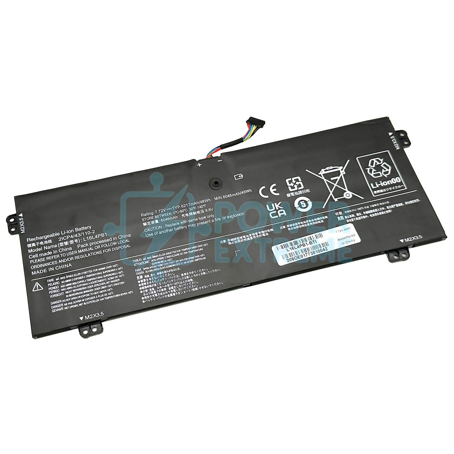 Replacement Laptop Battery for Lenovo Yoga 720-13IKB 730-13IWL 5B10M52739  5B10M52740 L16L4PB1