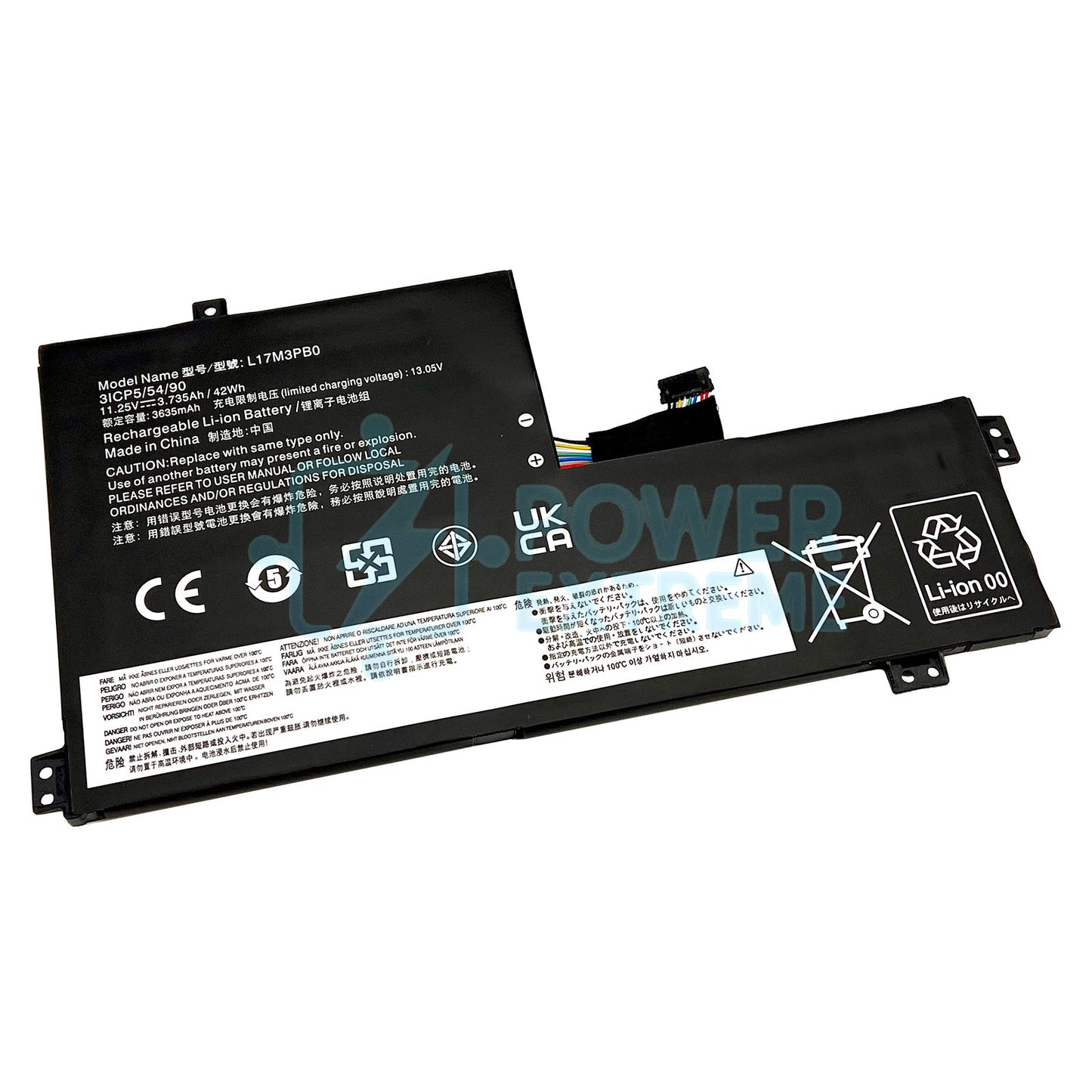 Replacement Laptop Battery for Lenovo IdeaPad 100e 5B10S73396 5B10S73397 L17L3PB0 L17M3PB0