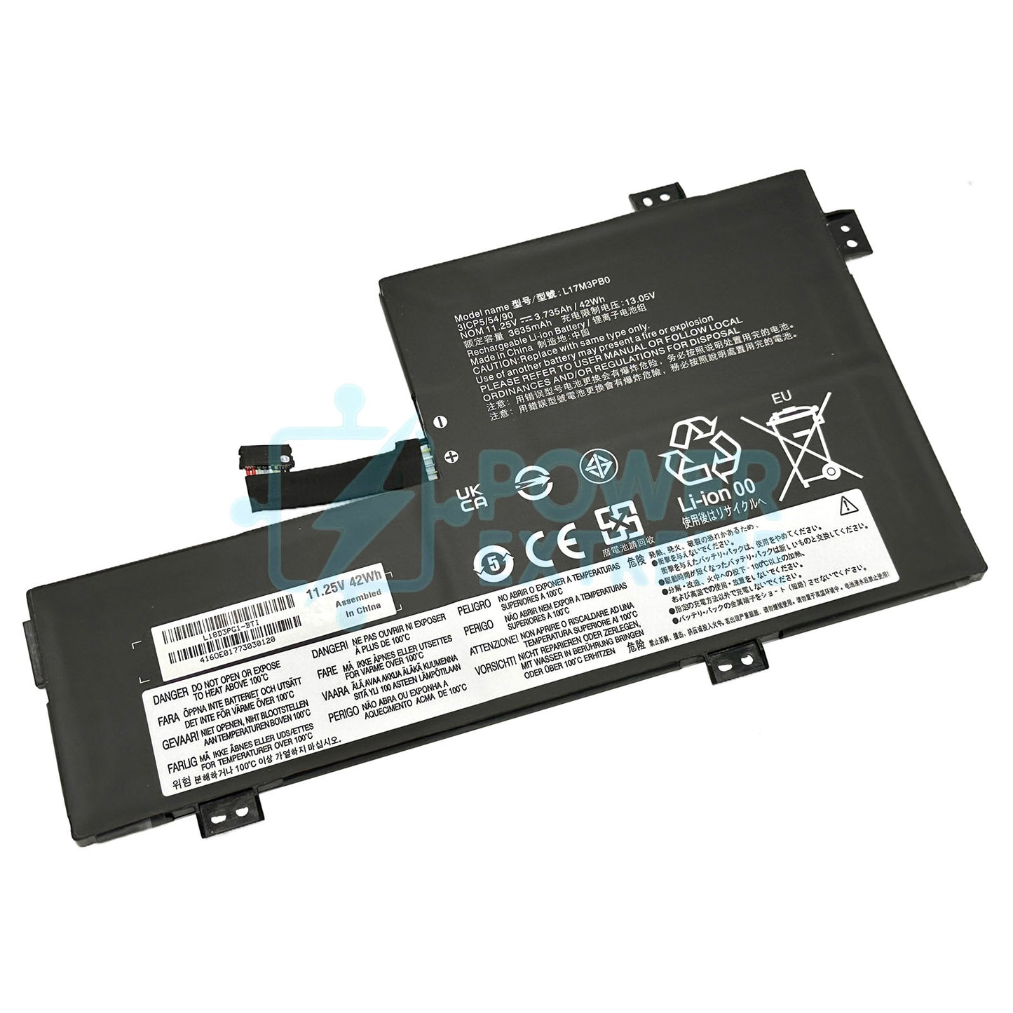Replacement Laptop Battery for Lenovo IdeaPad 3 Chromebook 11IGL05 14IGL05 L18D3PG1 L17M3PB0