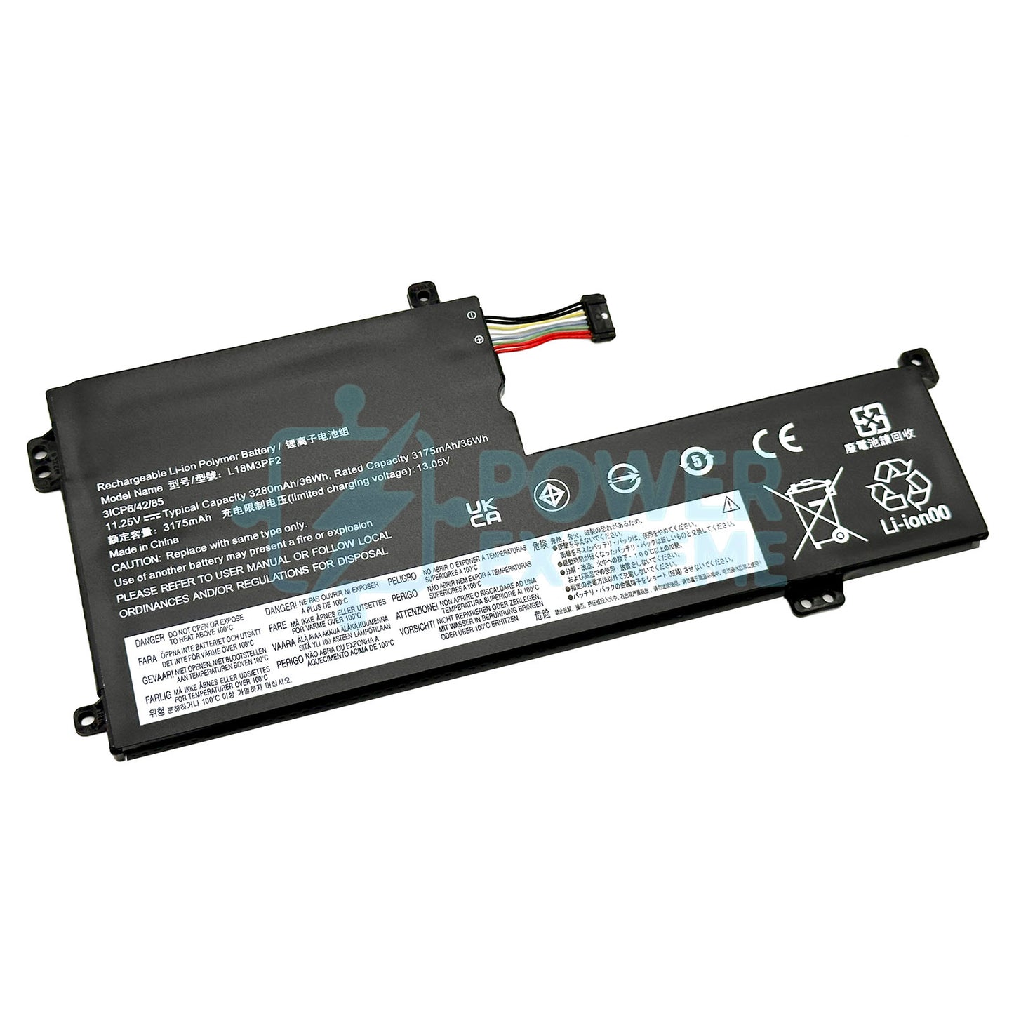 Laptop Battery for Lenovo IdeaPad L3 L340 V140 V155 V340 11.25 L18L3PF1 L18M3PF2