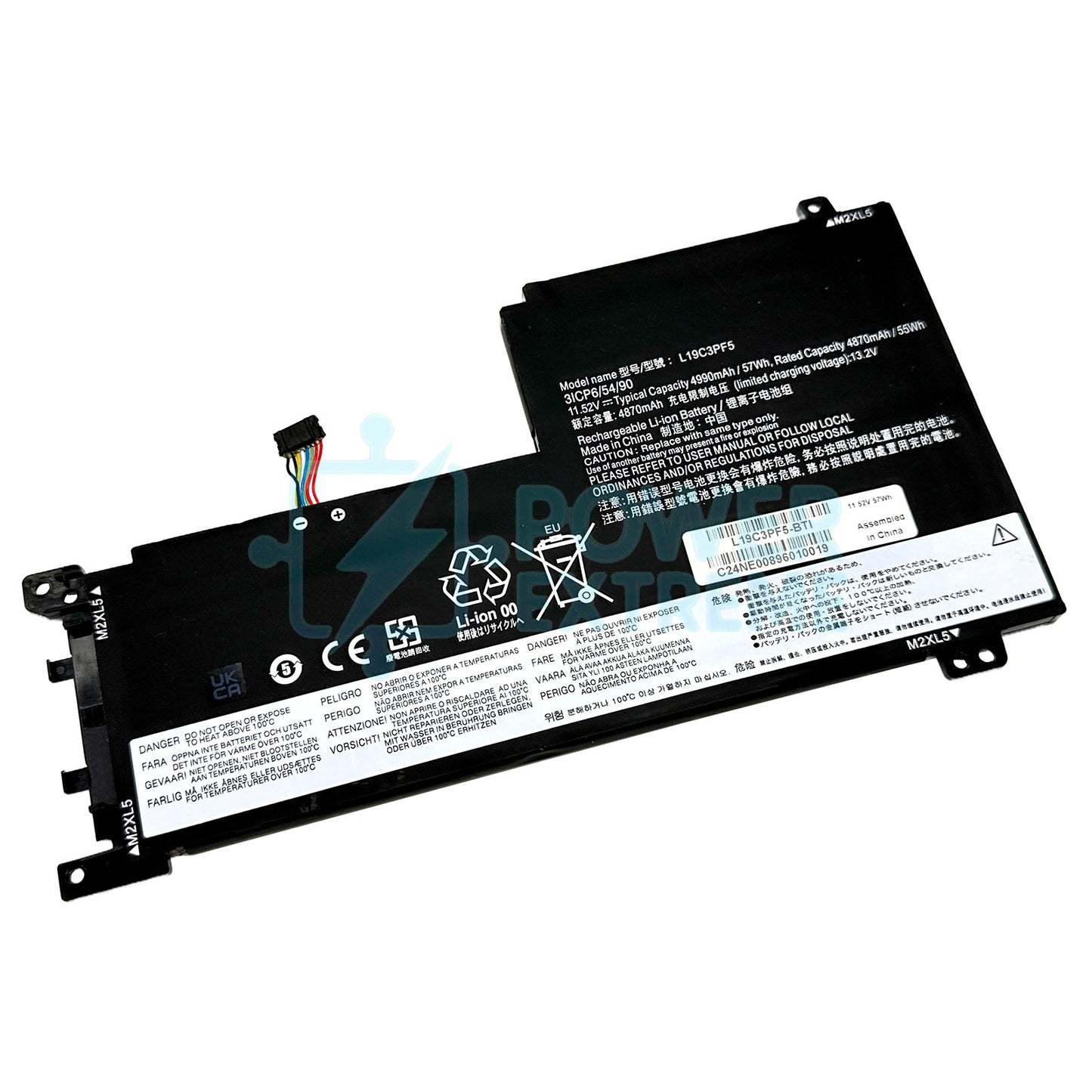 Replacement Laptop Battery for Lenovo Ideapad 5 57Wh 5 15IAL7 5 15ABA7 5B10W86947 L19C3PF5