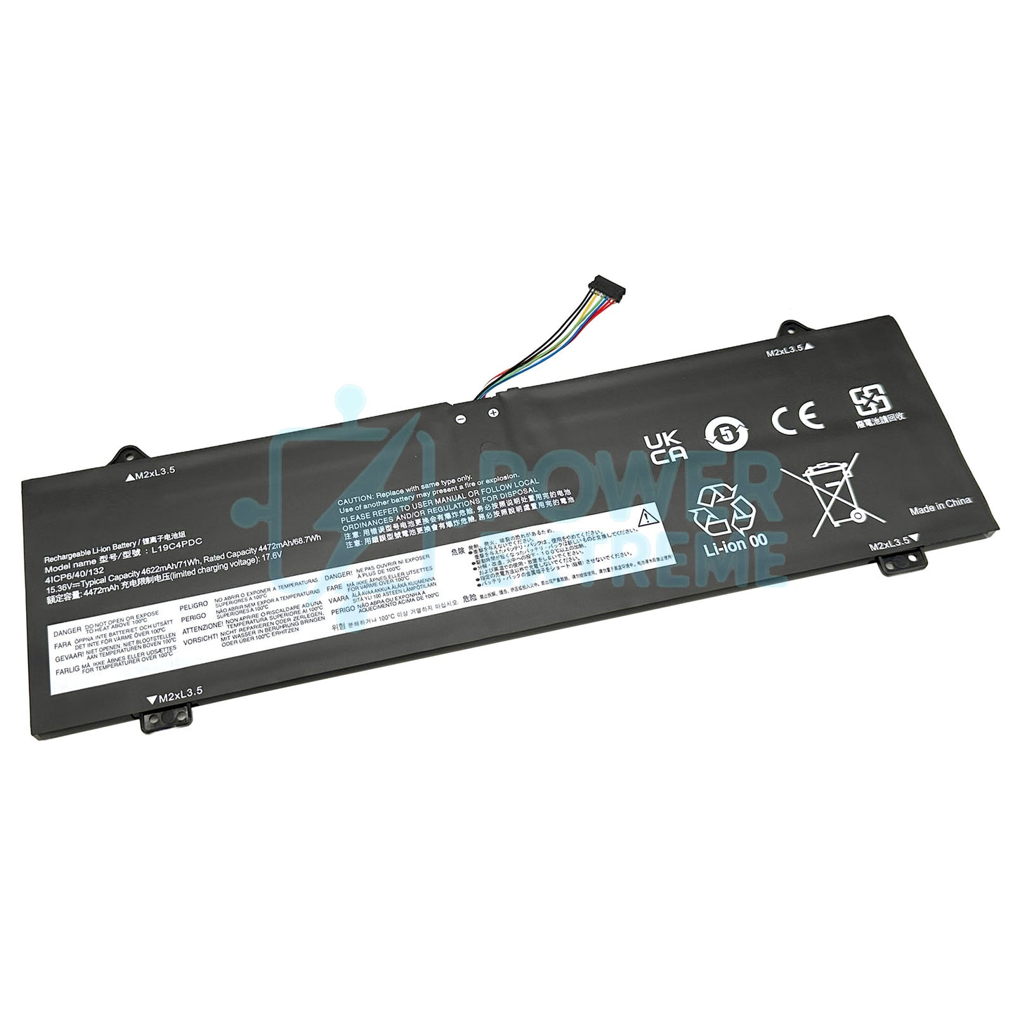 Replacement Battery for Lenovo Thinkpad Ideapad Yoga 7-14ITL5 5B10Z26479 5B10Z26482 L19C4PDC