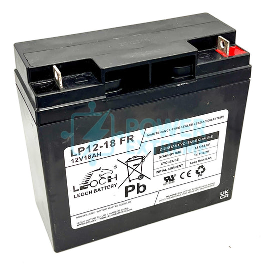 Leoch 12V 18Ah general purpose Lead Acid T3 type terminal Battery LP12-18FR