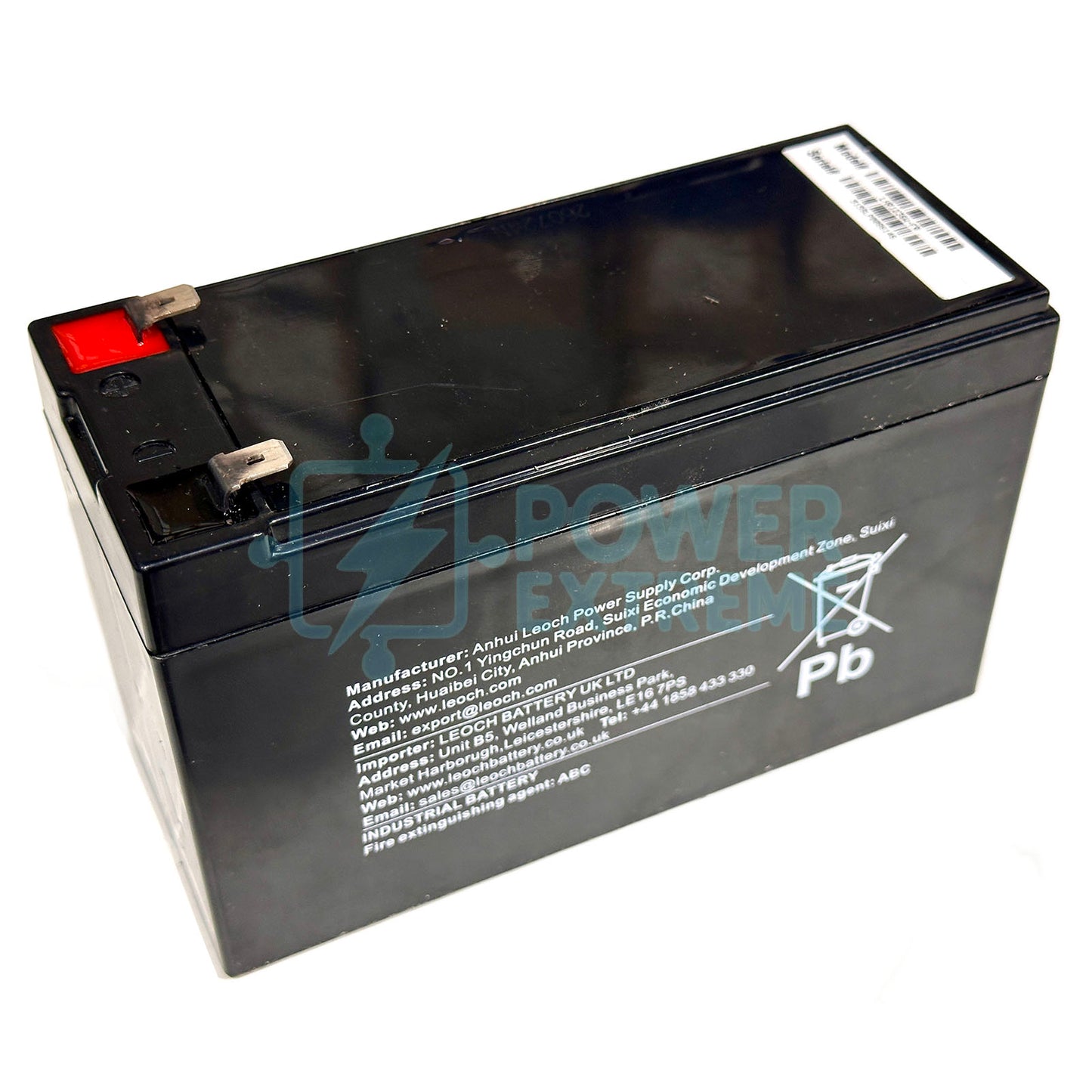 Leoch 12V 7.49Ah High Rate Lead Acid C10 type terminal Battery LP1236W