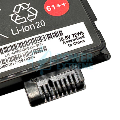 Replacement Laptop Battery for Lenovo Thinkpad A475 A485 61++ 72Wh 01AV423 4X50M08811 SB10K97579